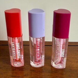 NEW 3-Pc Bath and Body Works Lip Oil, 3 different Flavors